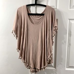 Poncho top from Anthropologie